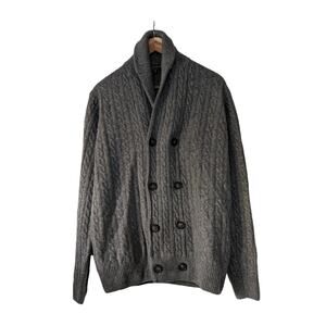 Lorenzo Magni Grey Wool Sweater